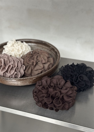 Mavis scrunchie Taupe Pico 